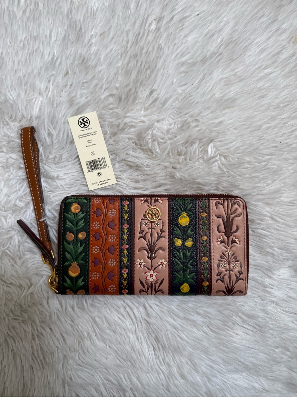 Tory Burch Robinson Continental Wallet Wristlet